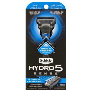 4 Pack Schick Hydro 5 Sense Hydrate Razor